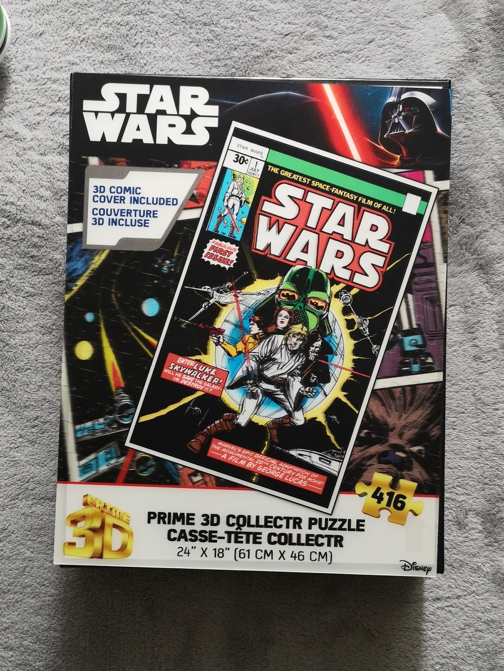 Brand New & Sealed Star Wars 3D First Comic Book Cover Puzzle 24 x 18 Inches